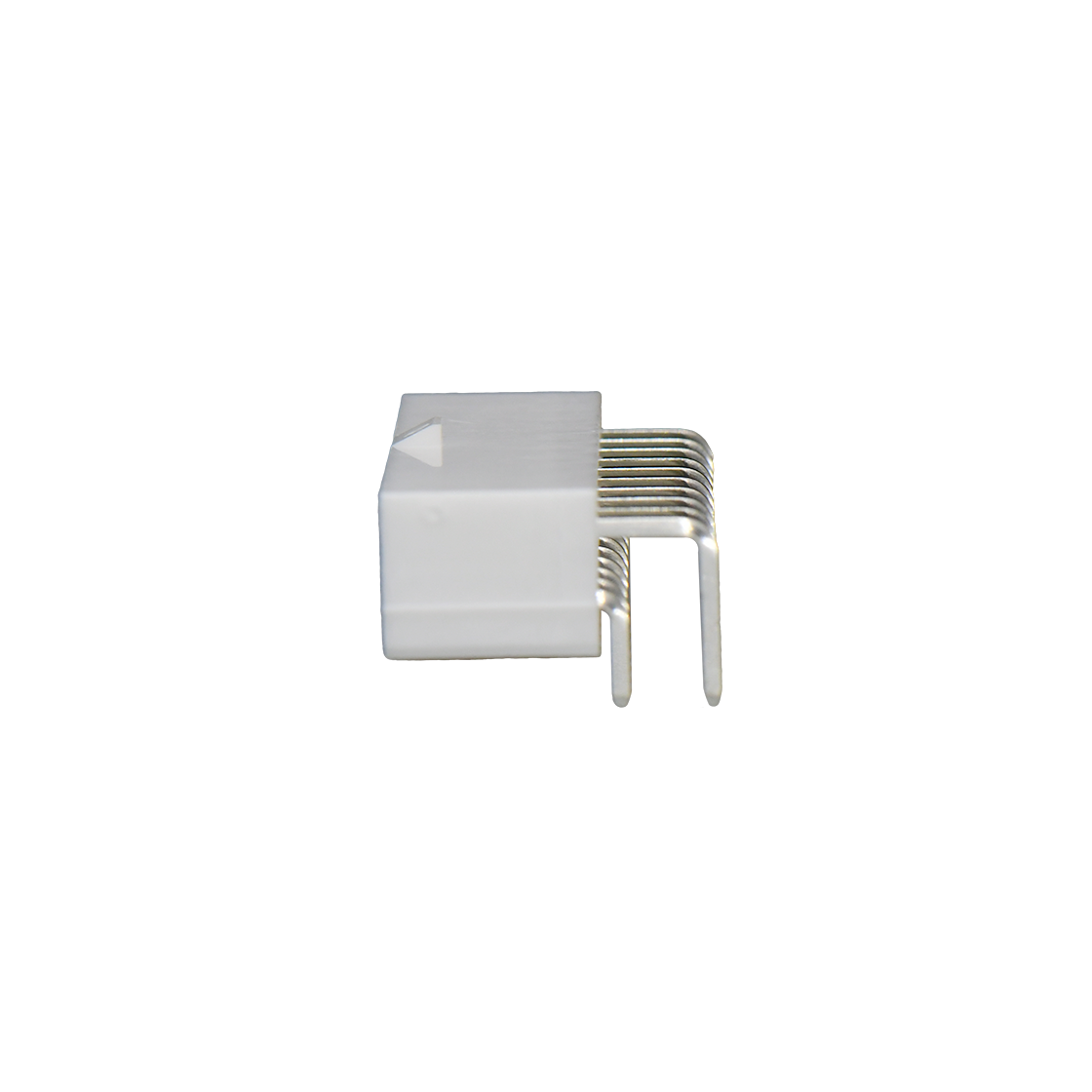Pitch 4.2mm 双排 90°DIP Wafer 实心针 2X10Pin PA66,94V-0 本色 亮锡
