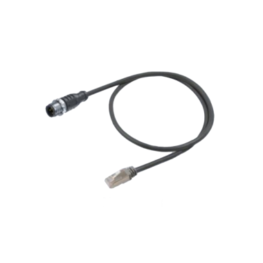 X237A-1 X237系列 插针插孔转RJ45型 M12 I/O预铸连接线