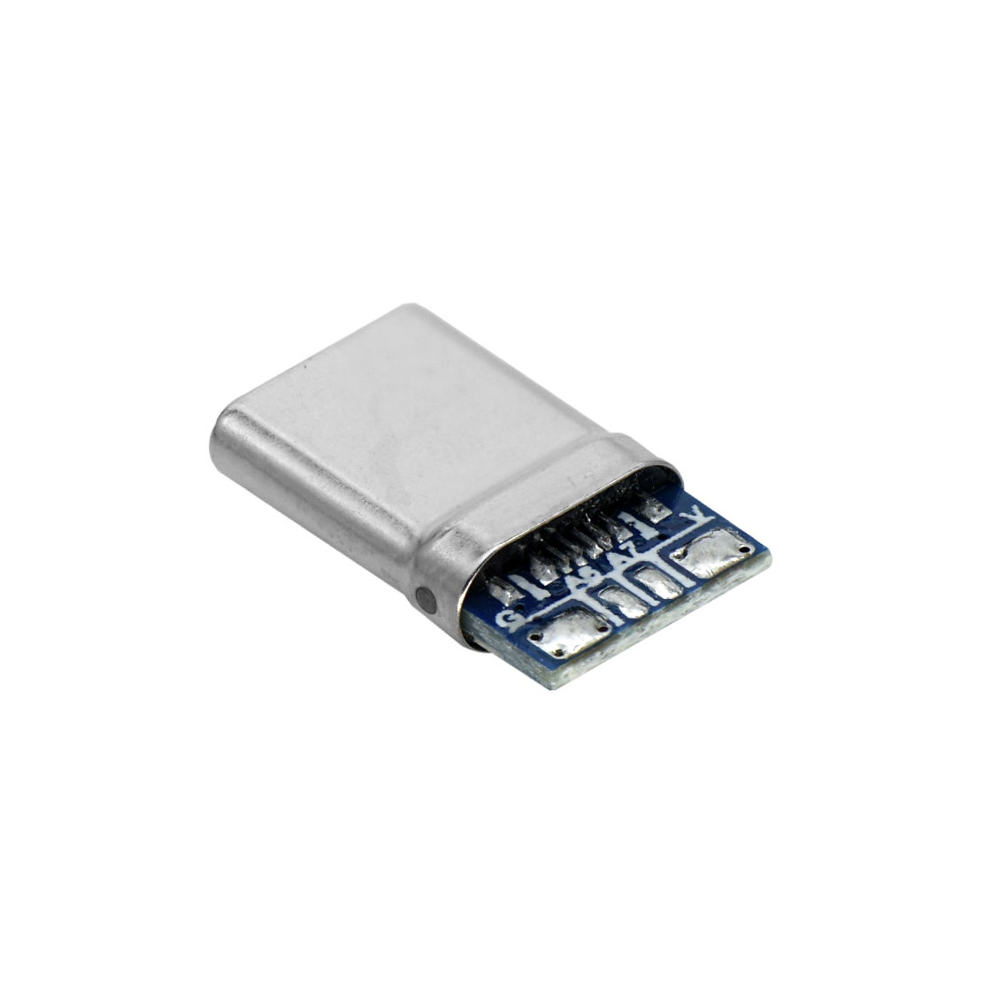 12Pin Type-C 2.0带PCB板公头 RP56K L14.25mm  12Pin 黑色 HF