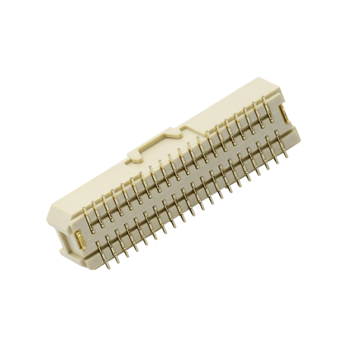 Pitch 1.00mm 180° 双排带扣加强 SMT型 Wafer 2×20Pin 本色 HF