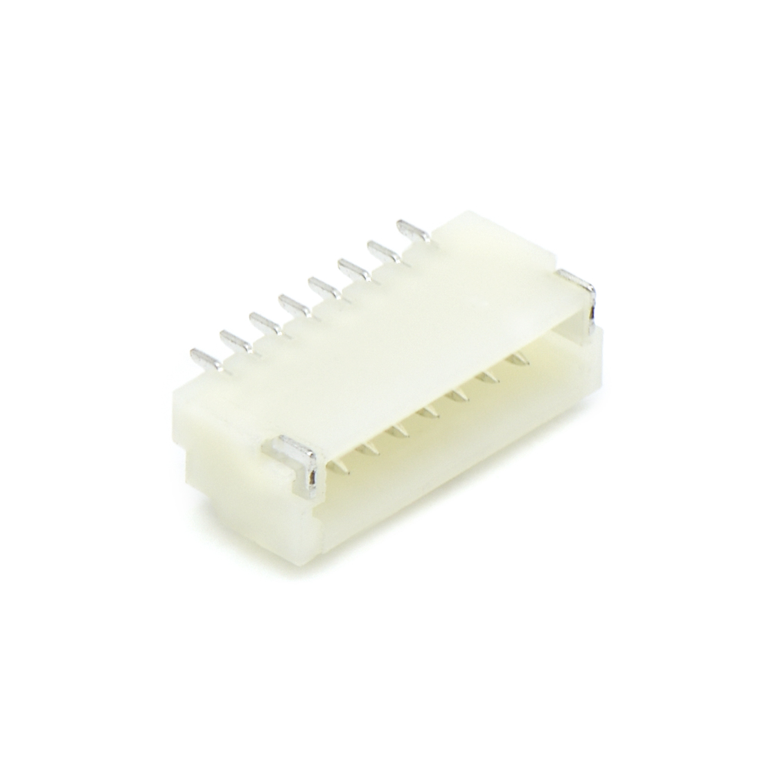 Pitch 1.00mm 90° 卧式单排带扣SMT型 Wafer 8Pin 本色 HF
